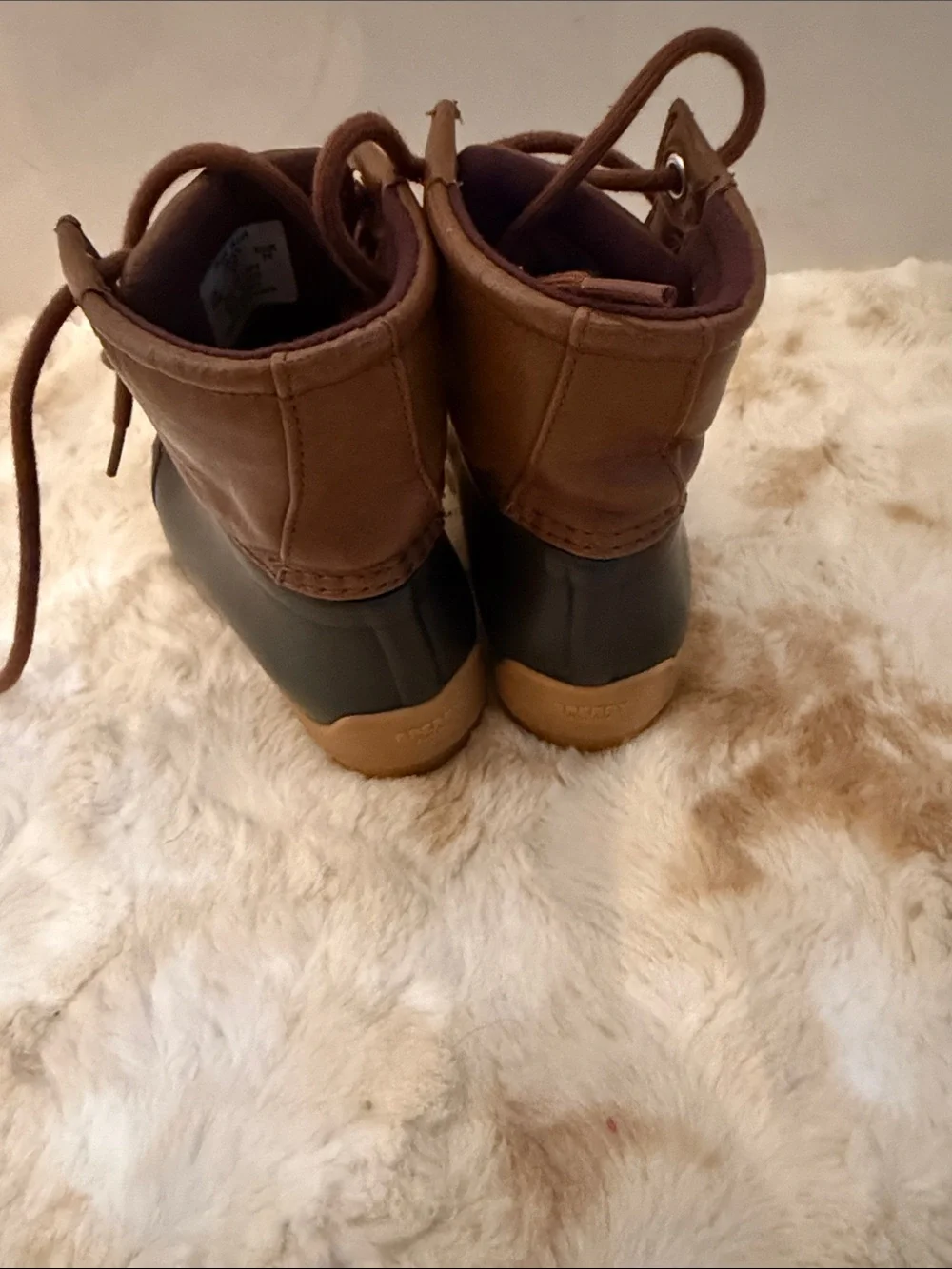 Sperry waterproof rubber